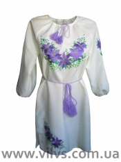 Сукня вишиванка з ліліями